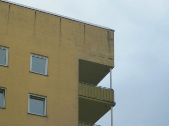 Architektur Balkonsanierung seitliche Ansicht Dreieich