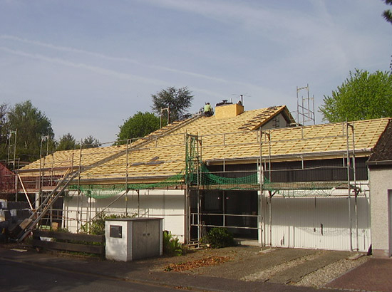 Architektur Sanierung Wohnhaus Dach Dreieich